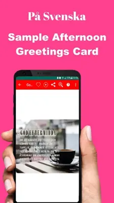 Swedish Morning to Night Love android App screenshot 3